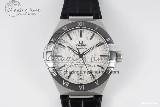 0403 GoAnywhere Constellation Black Ceramic SS 8F 1:1 Best Edition White Textured Dial on Black Gummy Strap A 7803